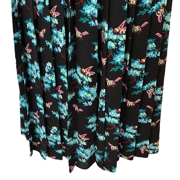 J. Crew Botanical Bees Pleated Midi Skirt - 4 - Picture 8 of 15